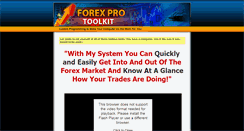 Desktop Screenshot of forexprotoolkit.com